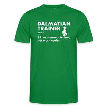 Dalmatian Trainer Definiton - Männer Funktions-T-Shirt - Kelly Green - Vorne - AI Model Male 178 dark (178cm)
