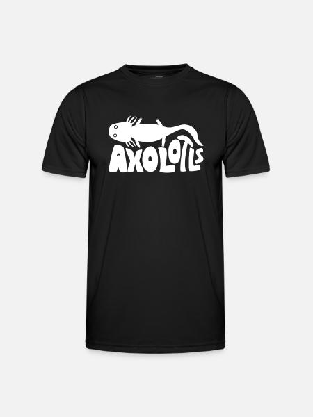 axolotl - T-shirt sport Homme - noir