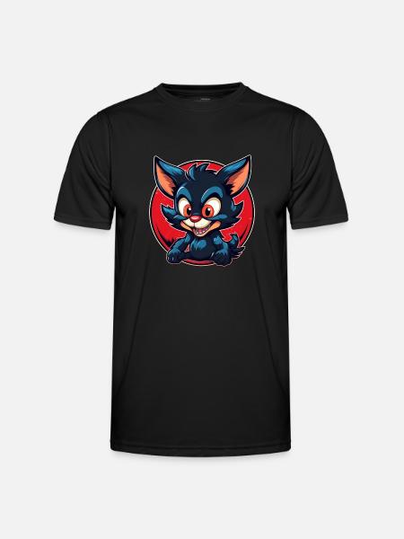Super cute tasmanian Devil - Men's Functional T-Shirt - black