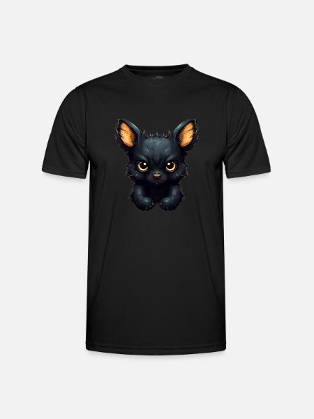 Super mignon Dog style rétro - T-shirt sport Homme - noir