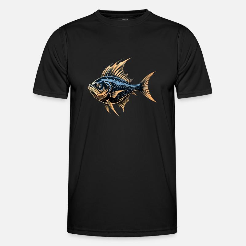 Fish Männer Funktions-T-Shirt