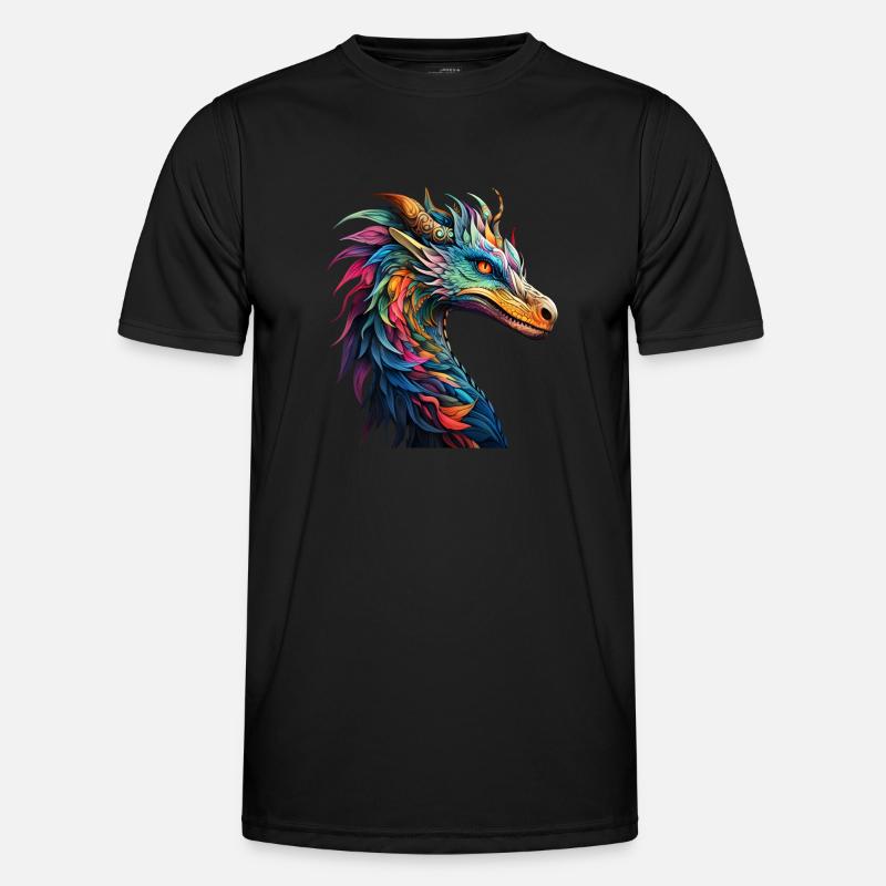 Dragon Männer Funktions-T-Shirt
