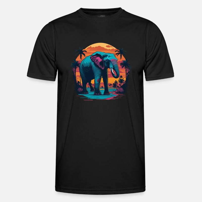 Éléphant T-shirt sport Homme