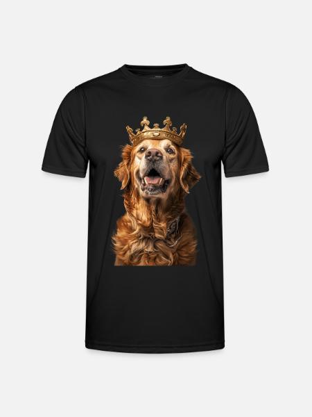 Golden retriever - T-shirt sport Homme - noir