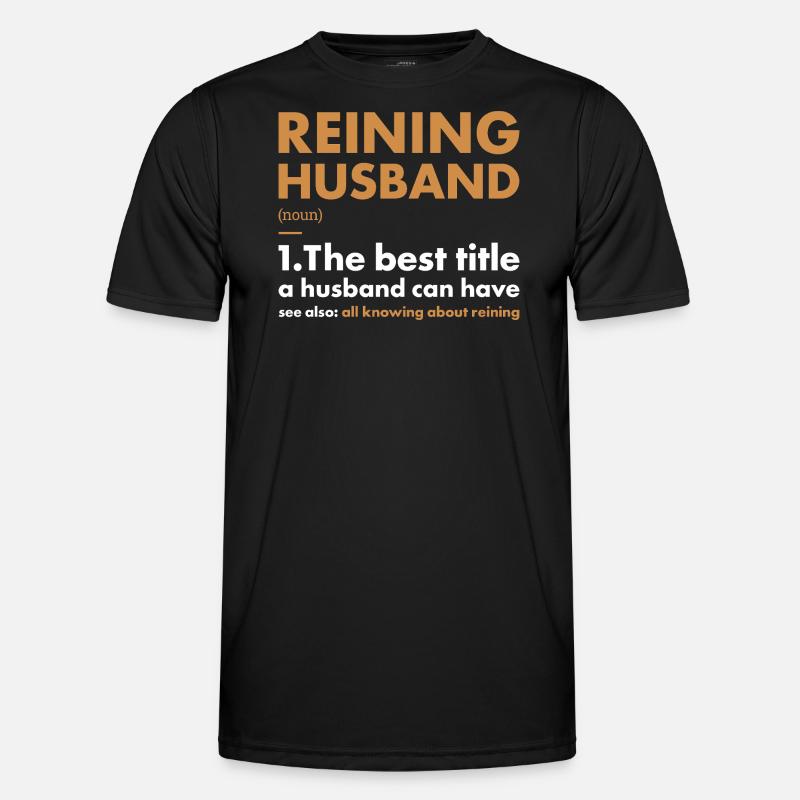 Reiner Husband Definition Reining Männer Funktions-T-Shirt