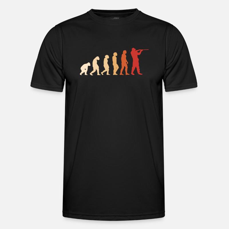 Geese Hunter Evolution Goose Hunting - Männer Funktions-T-Shirt - Schwarz