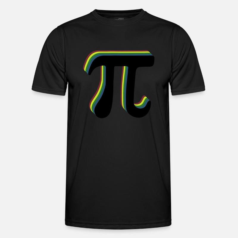 Math Pi symbol Pi - Men's Functional T-Shirt - black