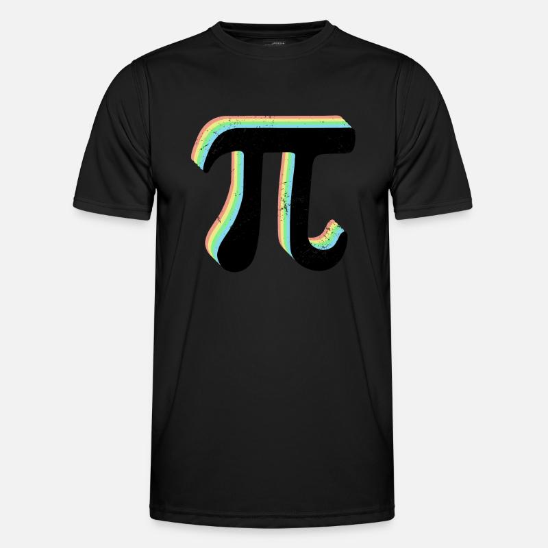 Math Pi symbol Pi - Men's Functional T-Shirt - black