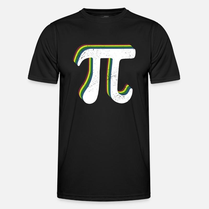 Math Pi symbol Pi - Men's Functional T-Shirt - black