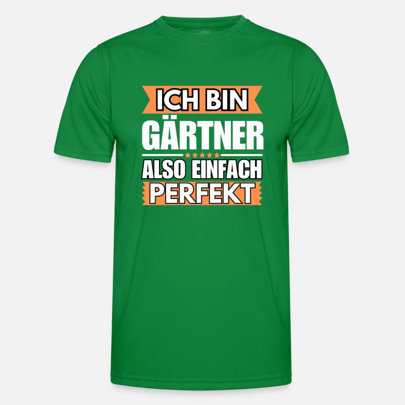 Einfach ein Perfekter Gärtner Männer Funktions-T-Shirt