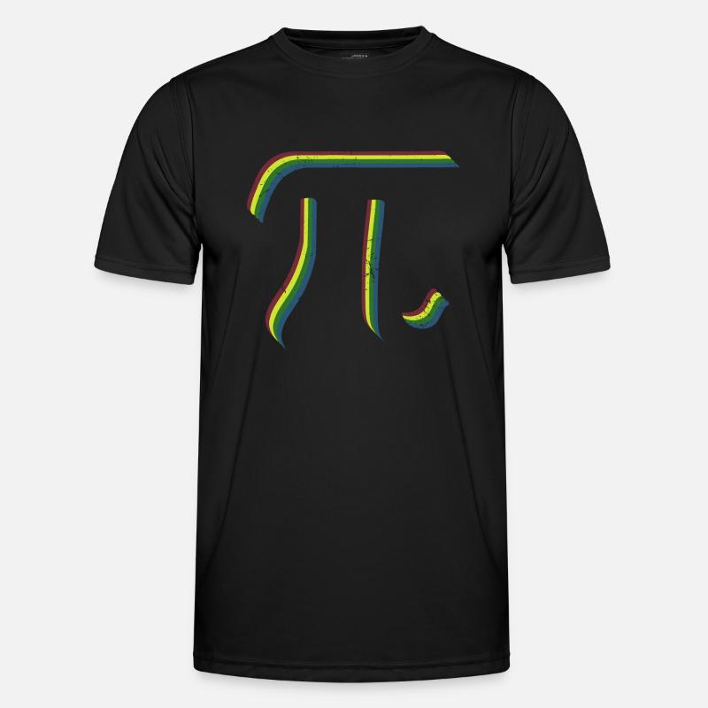Math Pi symbol Pi - Men's Functional T-Shirt - black