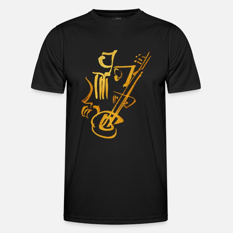 Guitariste Abstrakt T-shirt sport Homme