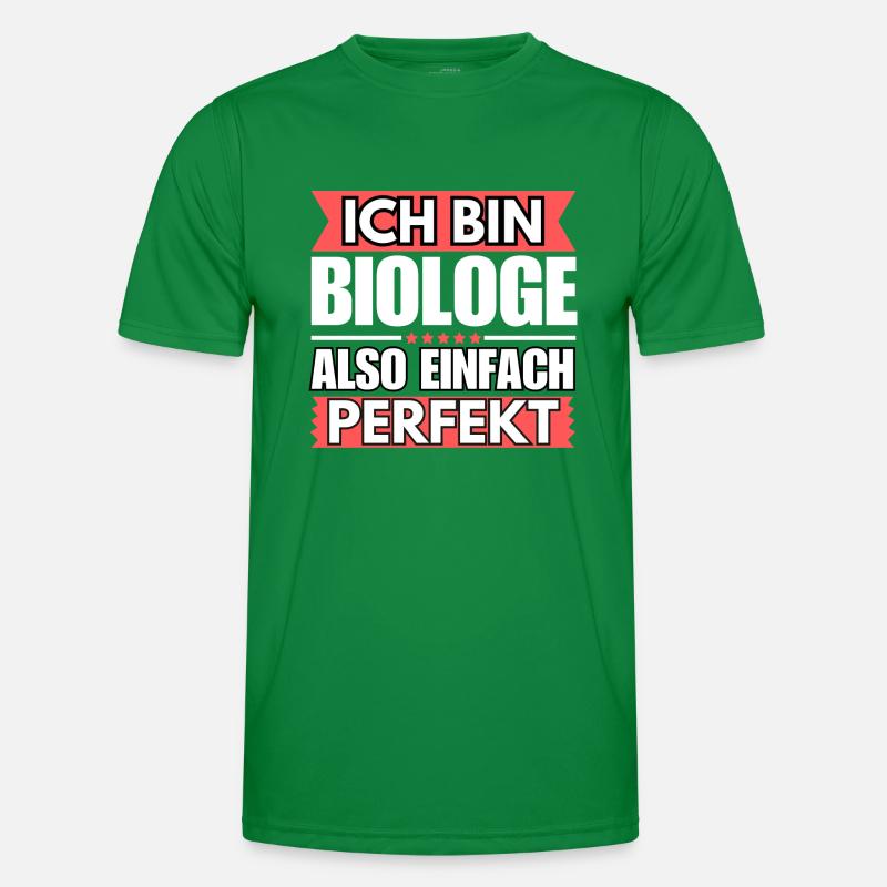 Einfach ein Perfekter Biologe Männer Funktions-T-Shirt