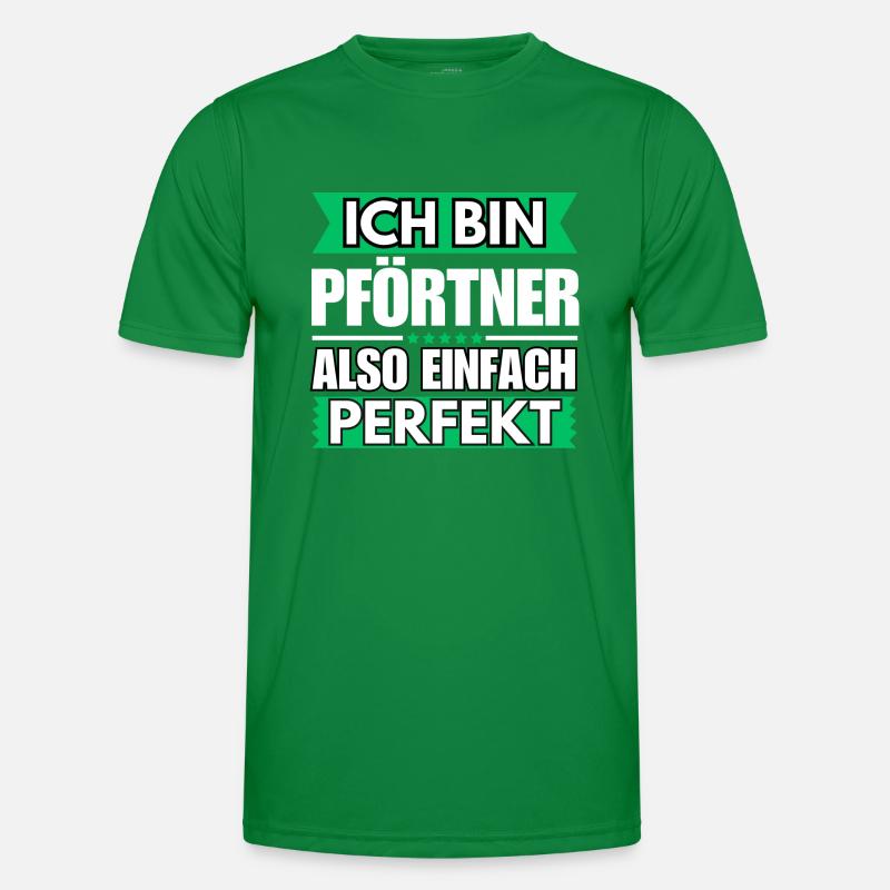 Einfach ein Perfekter Pförtner Männer Funktions-T-Shirt
