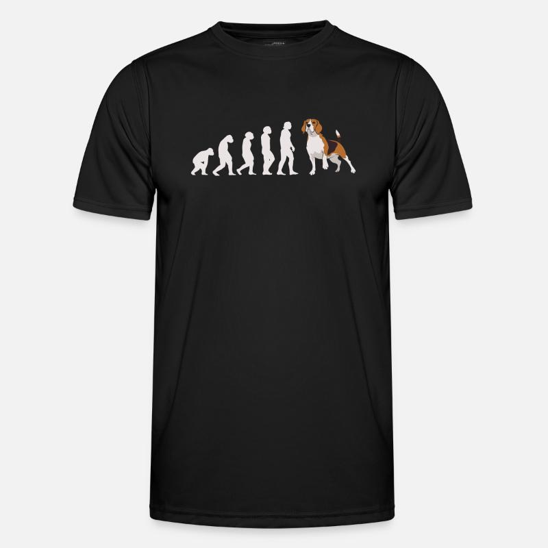 Evolution Beagle - T-shirt sport Homme - noir