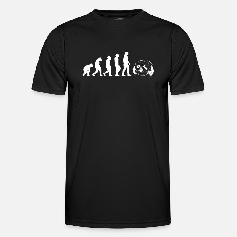 Evolution Shih Tzu - Men's Functional T-Shirt - black