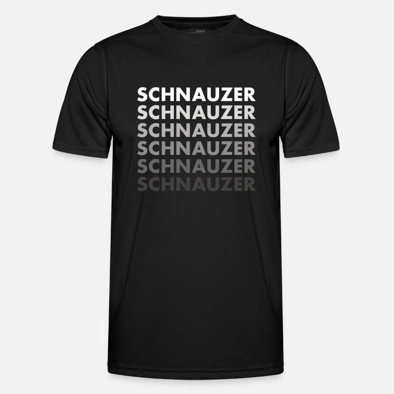 Schnauzer Männer Funktions-T-Shirt