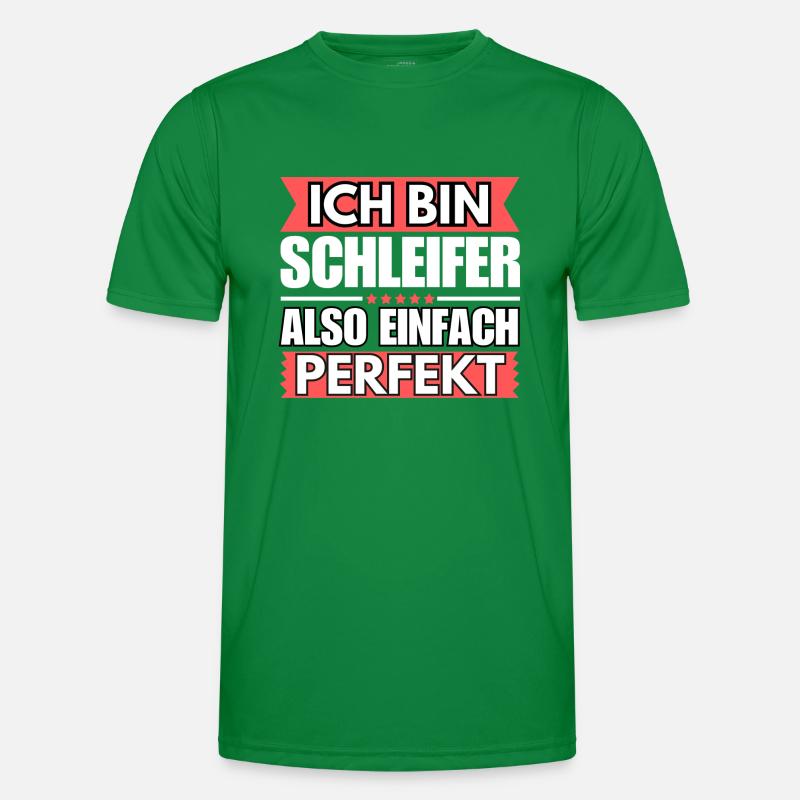 Einfach ein Perfekter Schleifer Männer Funktions-T-Shirt