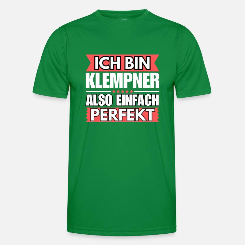 Einfach ein Perfekter Klempner Männer Funktions-T-Shirt