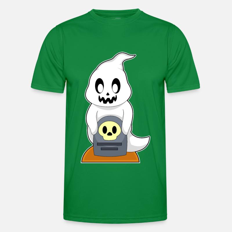 Geist Halloween Grab Männer Funktions-T-Shirt
