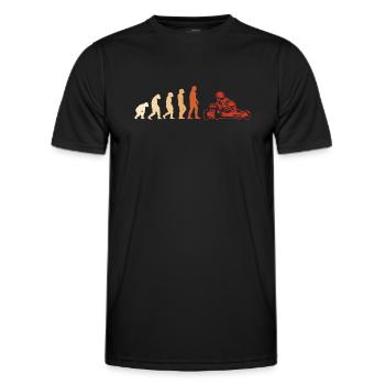Sport Evolution Go Kart - Men's Functional T-Shirt - black - Front - AI Model Male 178 dark (178cm)