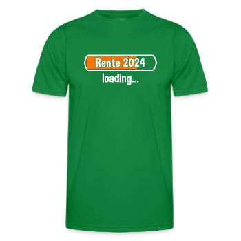 Rente 2024 Loading... Rente 2024 - Männer Funktions-T-Shirt - Kelly Green - Vorne - AI Model Male 178 dark (178cm)