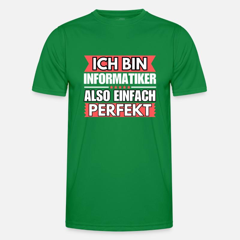 Einfach ein Perfekter Informatiker Männer Funktions-T-Shirt