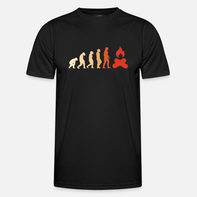 Camper Evolution Camping - Men's Functional T-Shirt - black