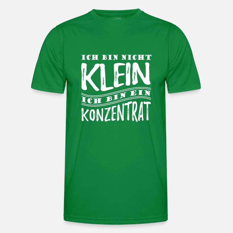 Ich bin nicht klein bin ein Konzentrat Spruch Männer Funktions-T-Shirt