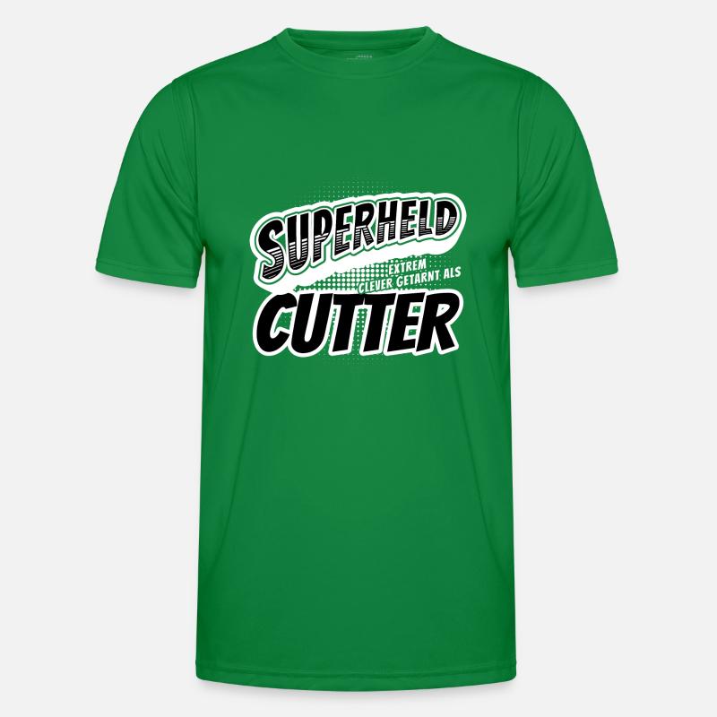 Superheld, clever getarnt als Cutter Männer Funktions-T-Shirt