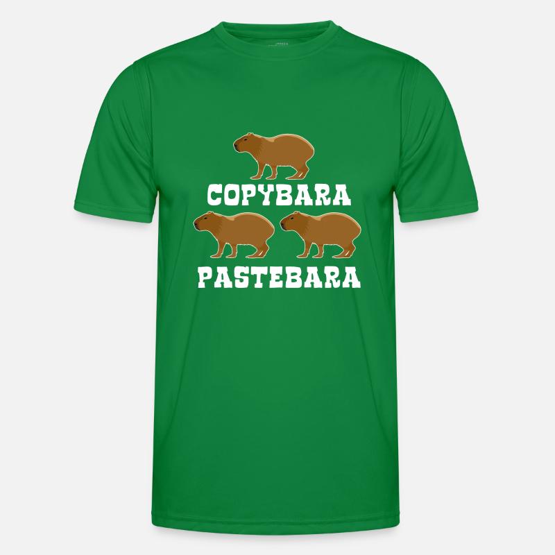 Copybara - Capybara Wortspiel - Copy Paste Men's Functional T-Shirt