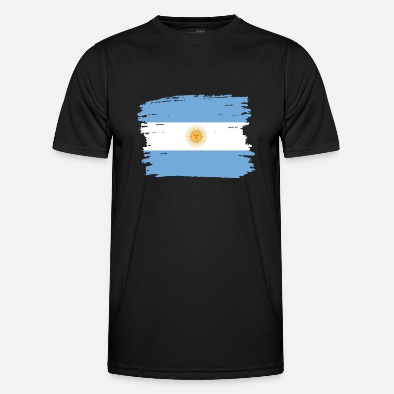 Drapeau de l’Argentine Amérique du Sud Drapeau argentin T-shirt sport Homme