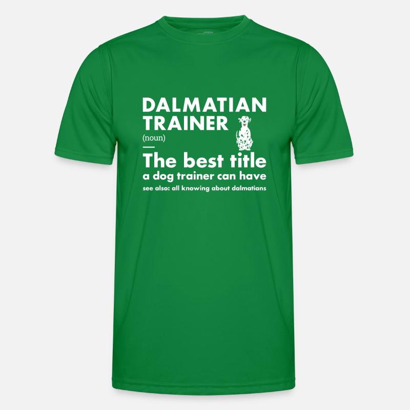 Dalmatian Trainer Definiton Männer Funktions-T-Shirt