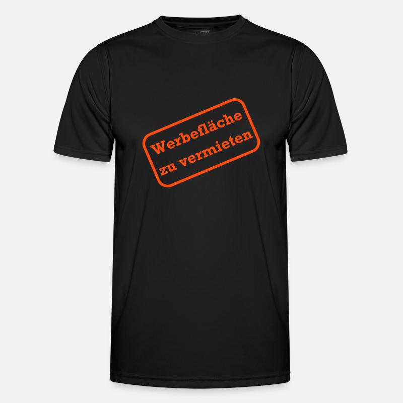 werbeflaeche - Men's Functional T-Shirt - black