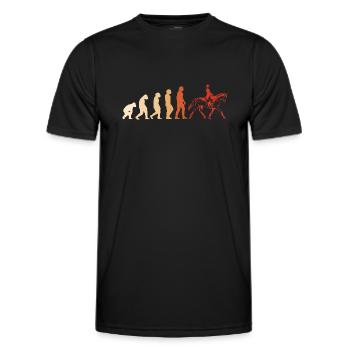 Cavalier Evolution Concours complet - T-shirt sport Homme - noir - Devant - AI Model Male 178 dark (178cm)