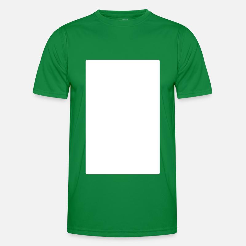 Rectangle - White - Square Men's Functional T-Shirt
