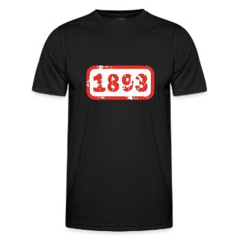 Stuttgart shield - Men's Functional T-Shirt - black - Front - AI Model Male 178 dark (178cm)