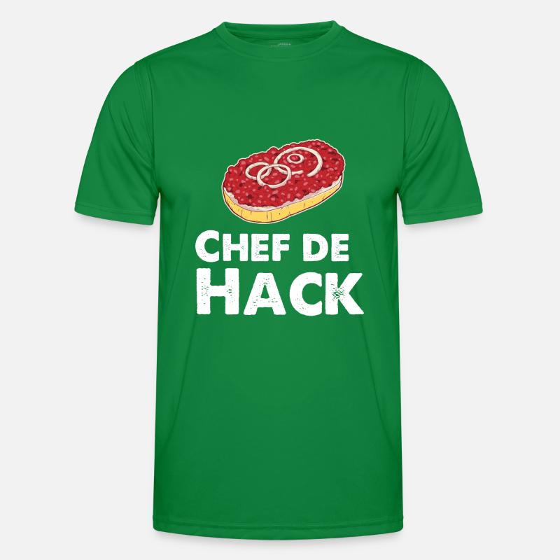 Chef de Hack Mett Mettbrötchen Men's Functional T-Shirt