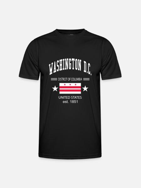 Washington DC - Men's Functional T-Shirt - black