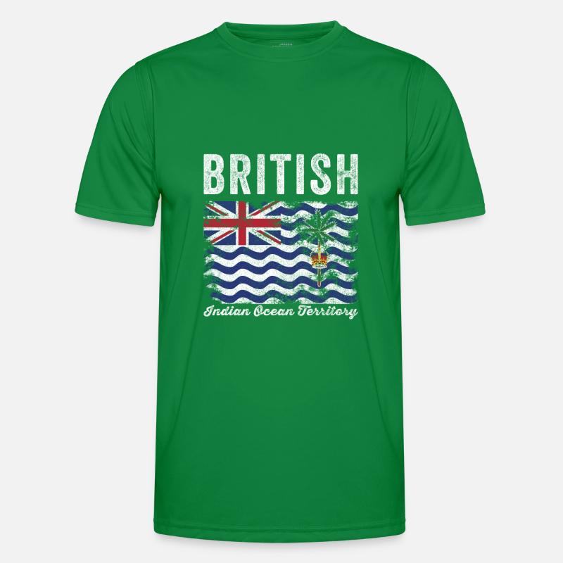 British Indian Ocean Territory Flag Men's Functional T-Shirt