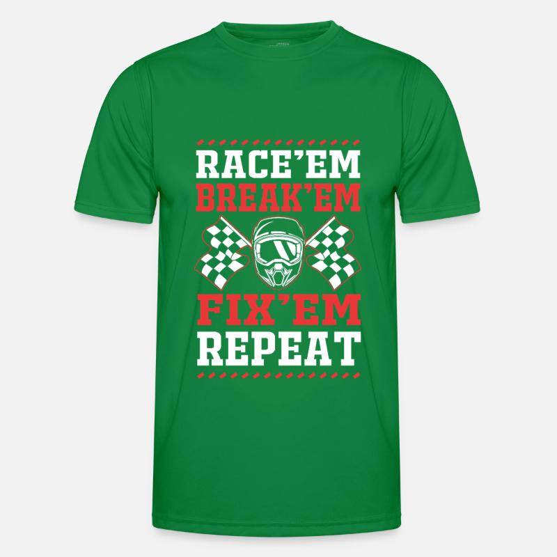 Course de dragsters T-shirt sport Homme