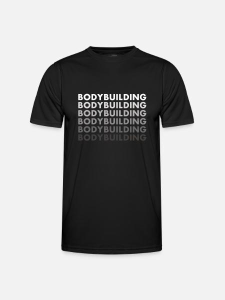 Musculation sportive - T-shirt sport Homme - noir