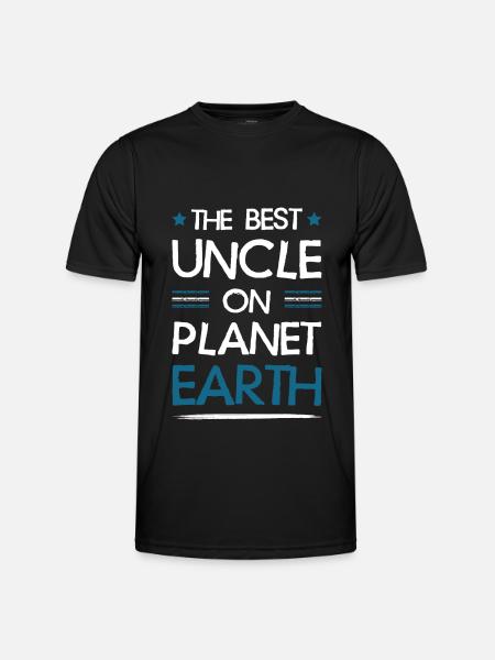 Best Uncle Saying - Men's Functional T-Shirt - black