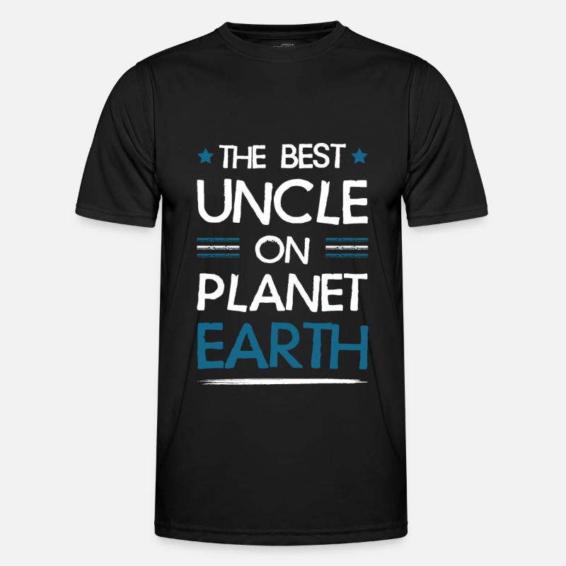 Best Uncle Saying - Men's Functional T-Shirt - black