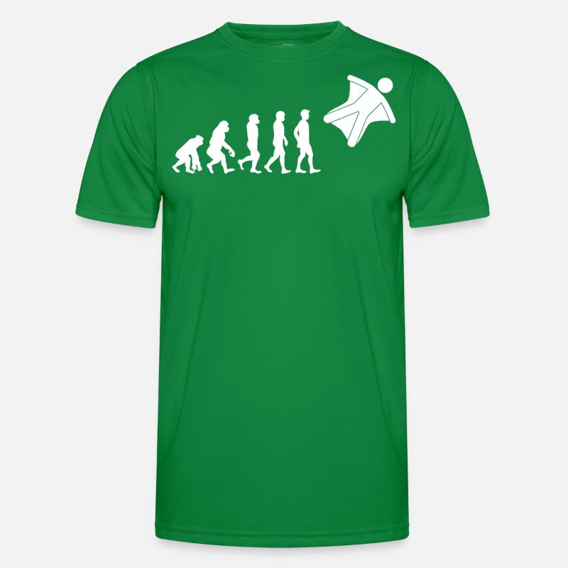 Wingsuit fliegen Base Jumping Fallschirmspringen Evolution Männer Funktions-T-Shirt