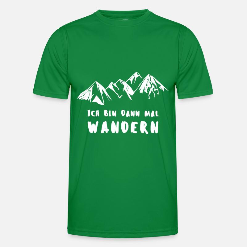 ICH BIN DANN MAL WANDERN Männer Funktions-T-Shirt