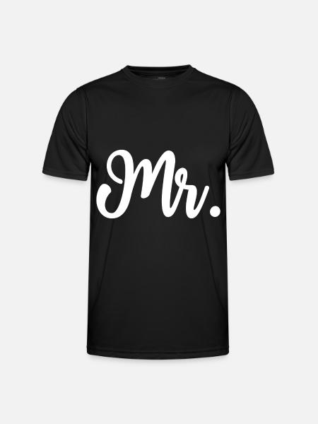 Mr. Calligraphy Men - Men's Functional T-Shirt - black