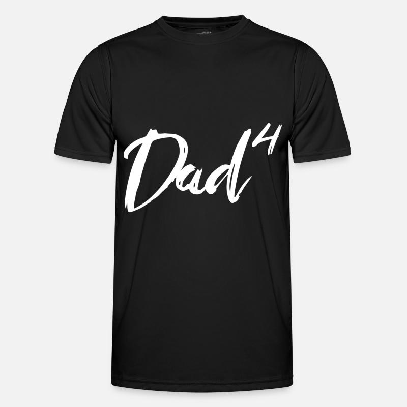 Dad High Four - Men's Functional T-Shirt - black