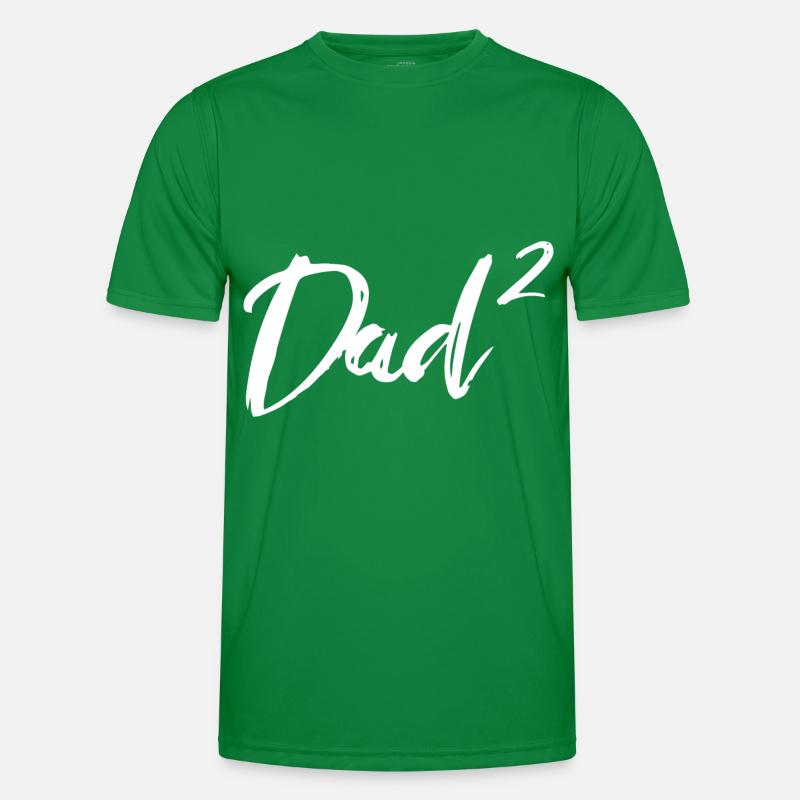 Dad Hoch Zwei Männer Funktions-T-Shirt