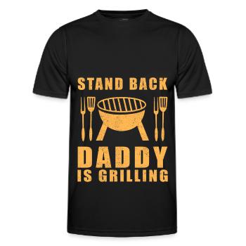 Grillen BBQ Grillparty Griller Papa Geschenk Grill - Männer Funktions-T-Shirt - Schwarz - Vorne - AI Model Male 178 dark (178cm)